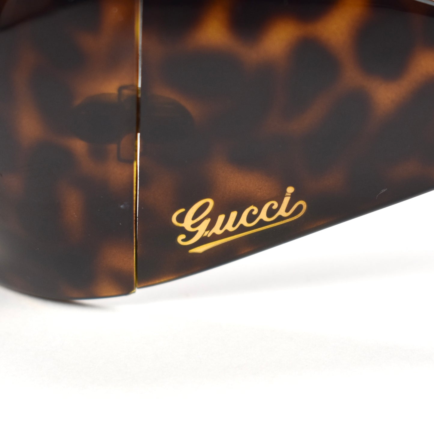 Gucci - GG2961/S Oversized Shield Sunglasses (Tortoise)
