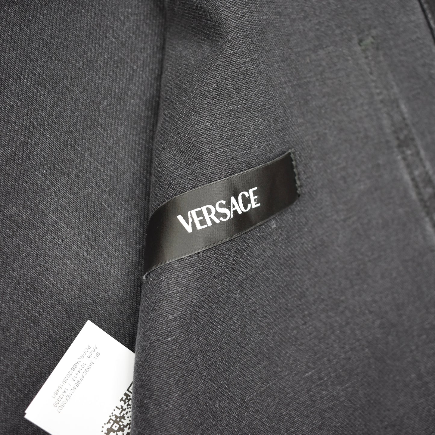 Versace - Black Medusa Logo Denim Jacket