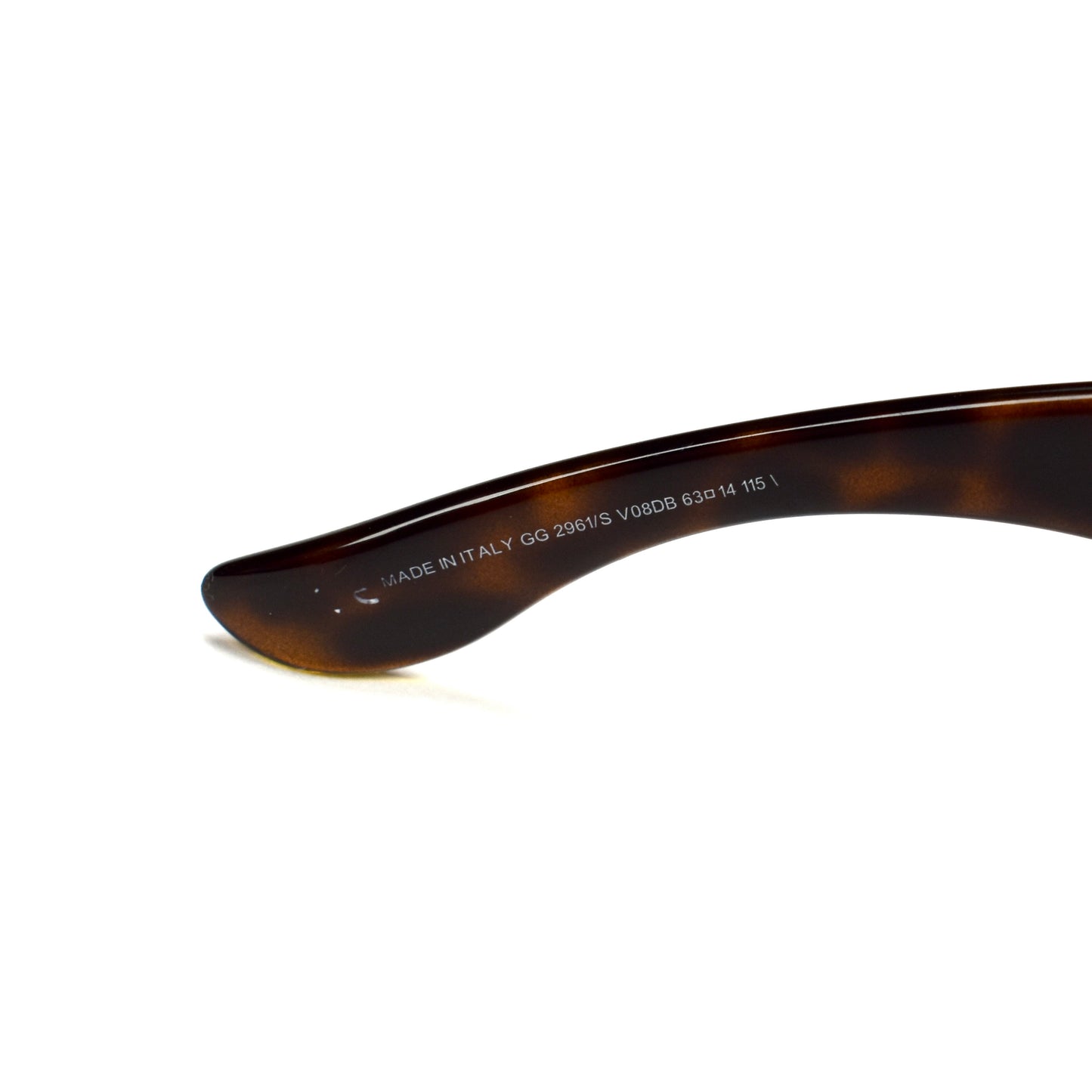 Gucci - GG2961/S Oversized Shield Sunglasses (Tortoise)