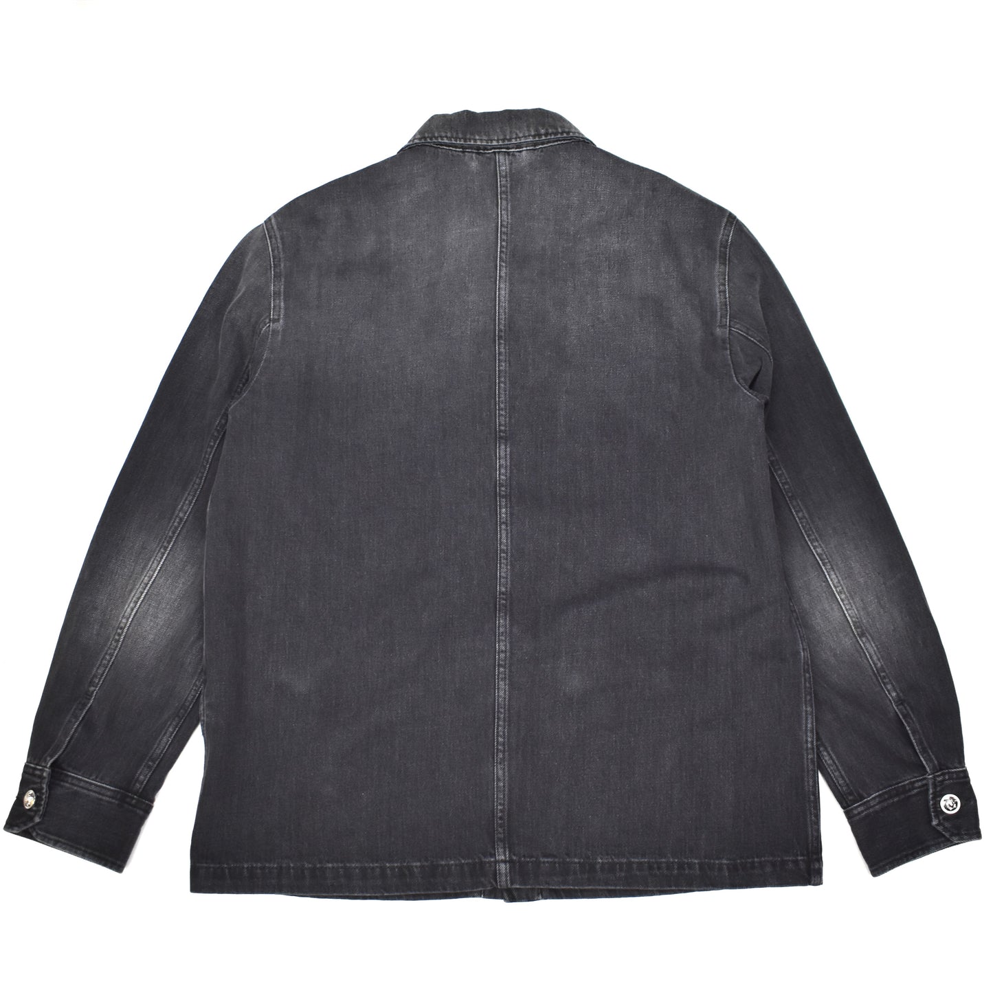 Versace - Black Medusa Logo Denim Jacket