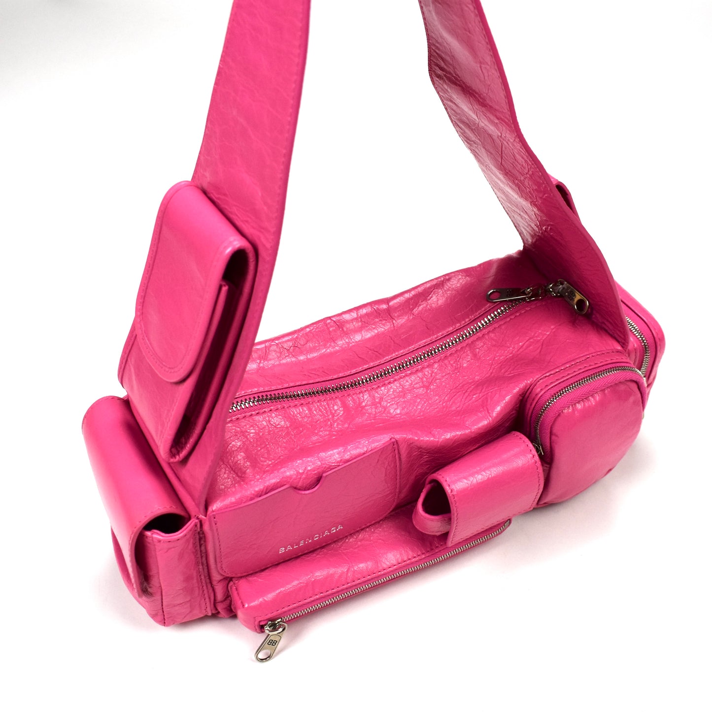 Balenciaga - Superbusy XS Sling Bag (Bright Pink)