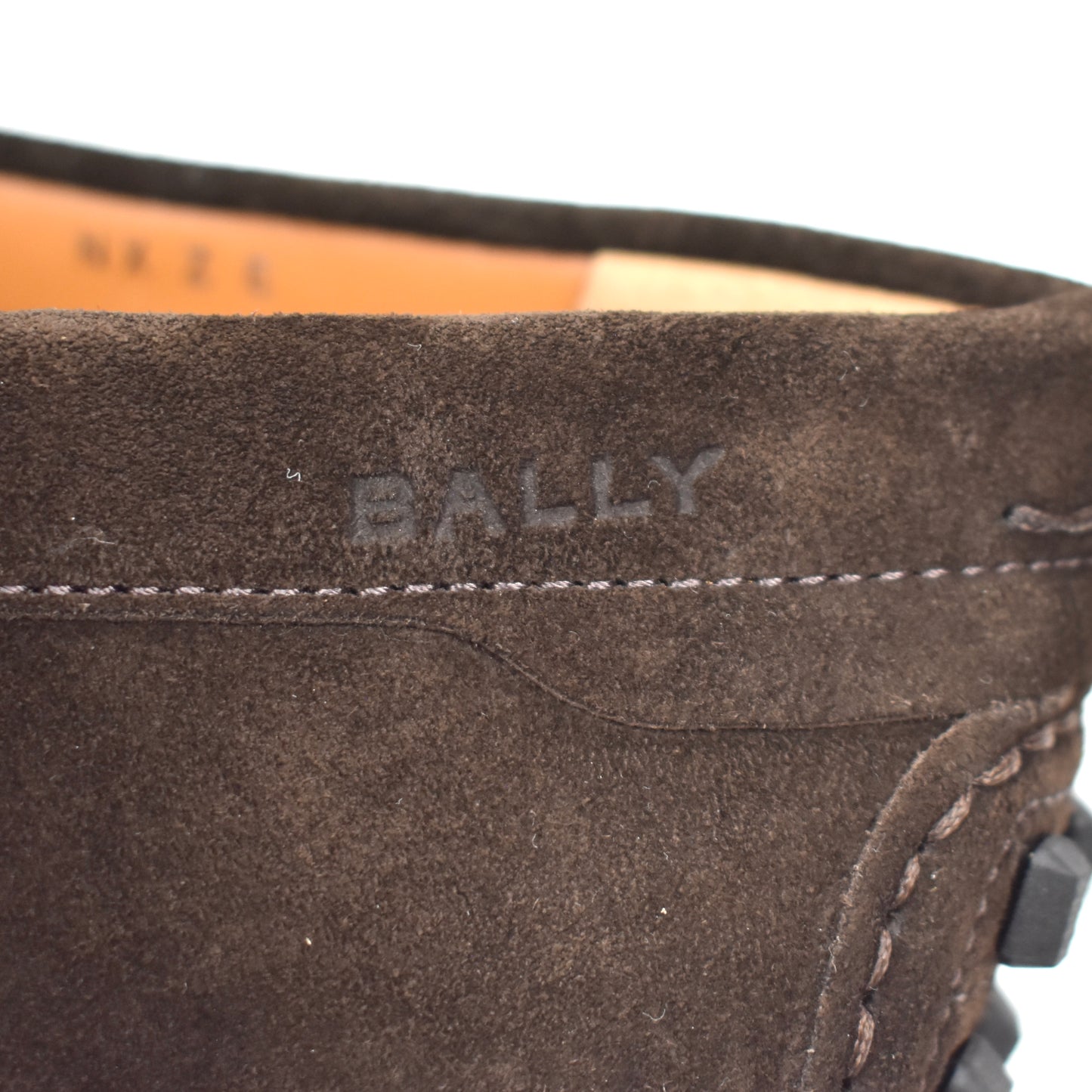 Bally - Dark Brown Suede Kansan Driving Loafers