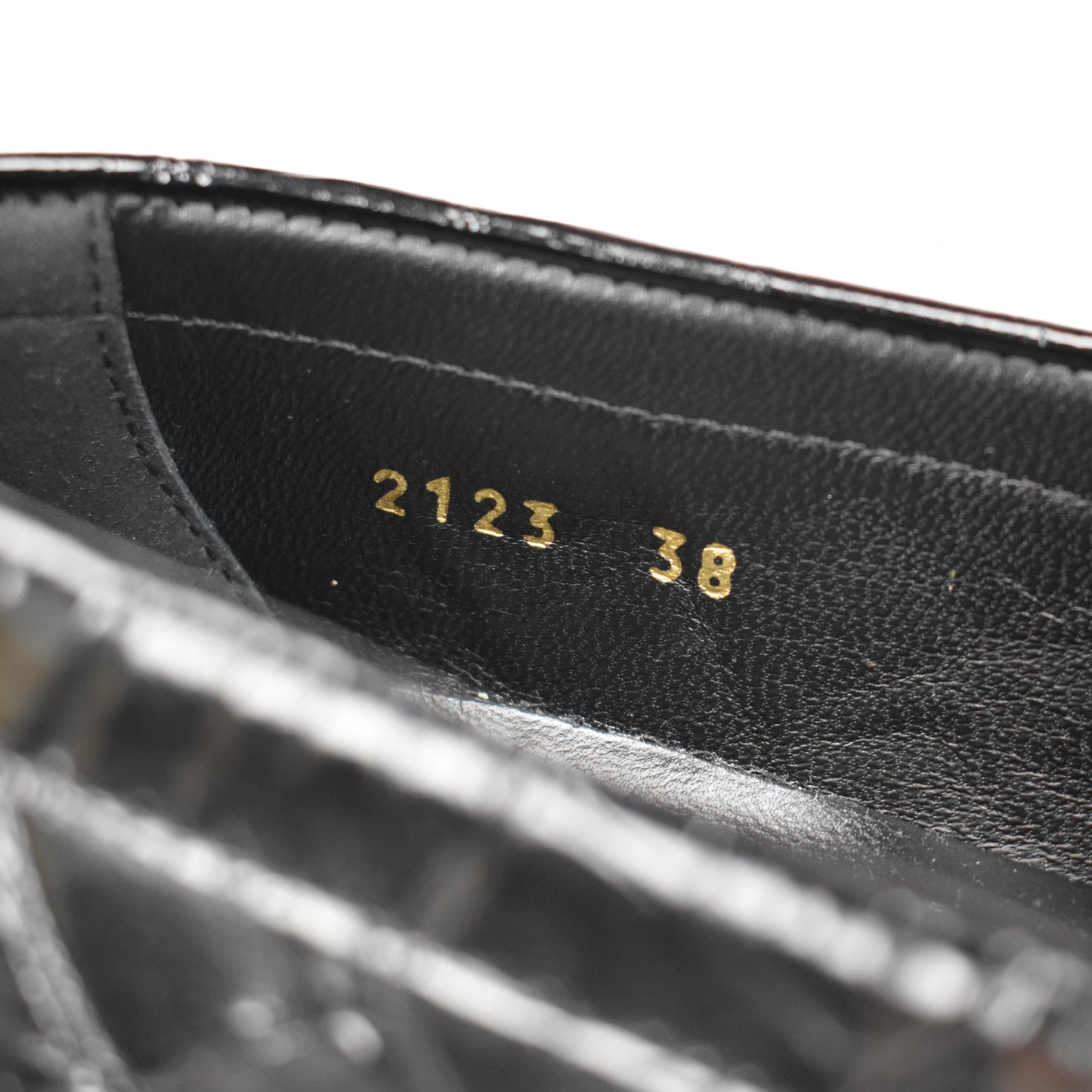 Versace - Women's Medusa '95 Black Croc Effect Loafers