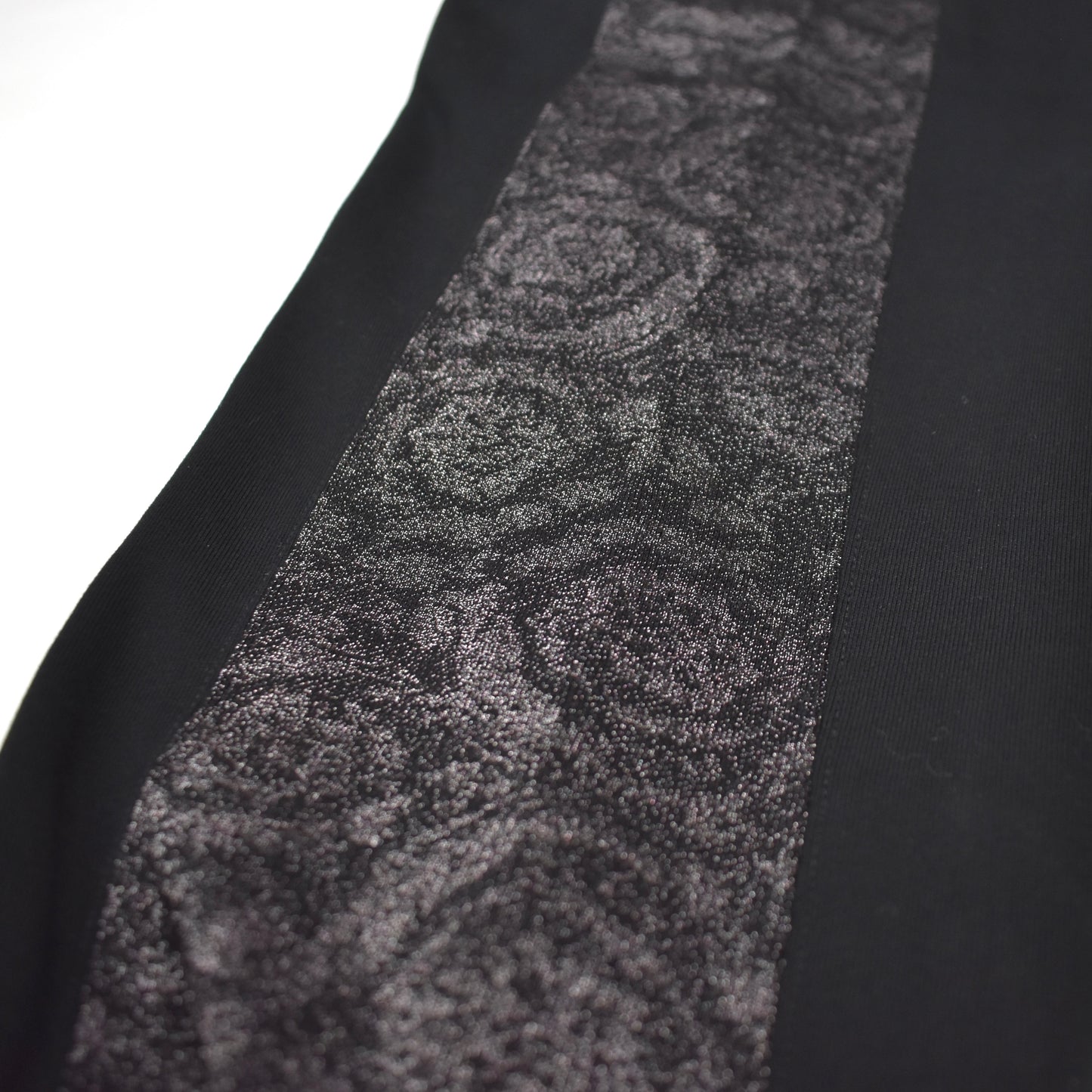 Versace - Black Metallic Baroque Trim Sweatpants