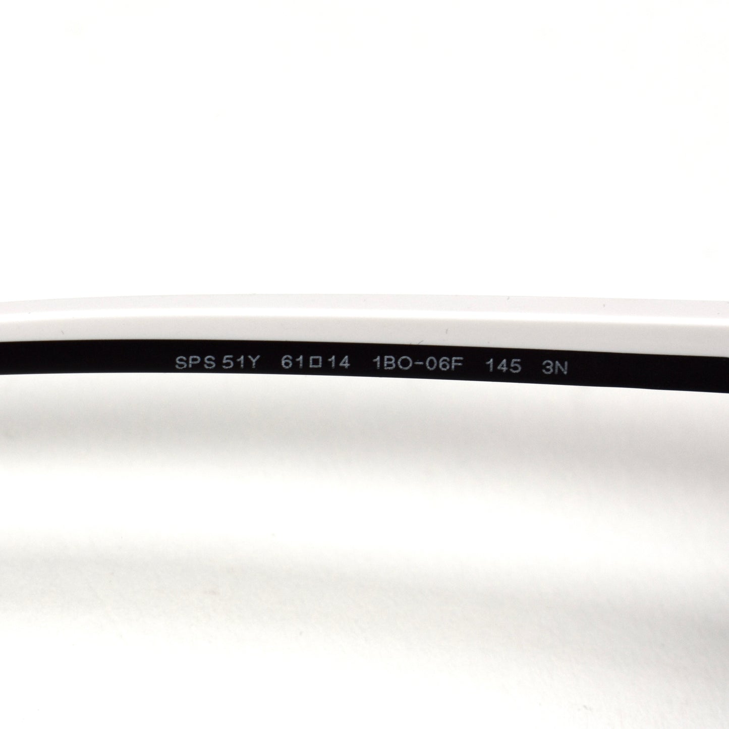 Prada - PS 51YS Aviator Sunglasses (Black/White)
