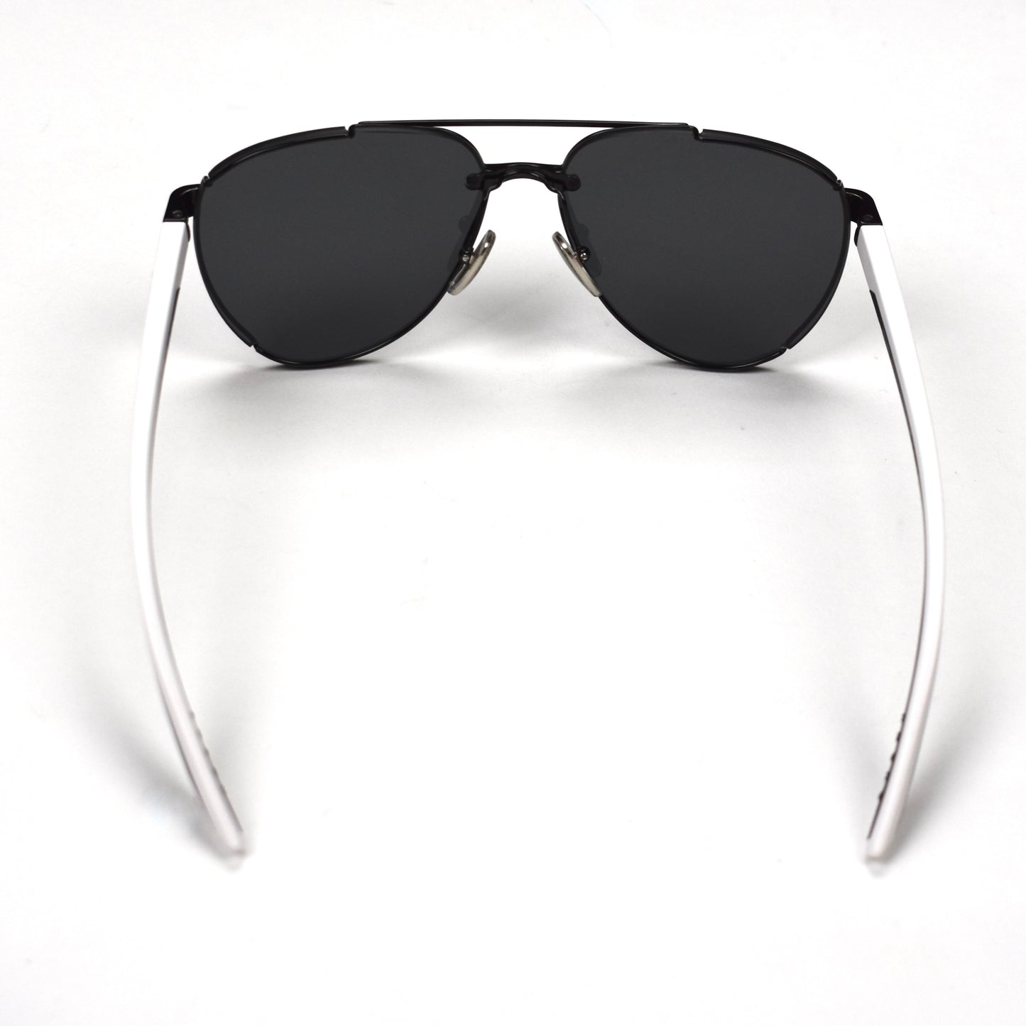 Prada - PS 51YS Aviator Sunglasses (Black/White)