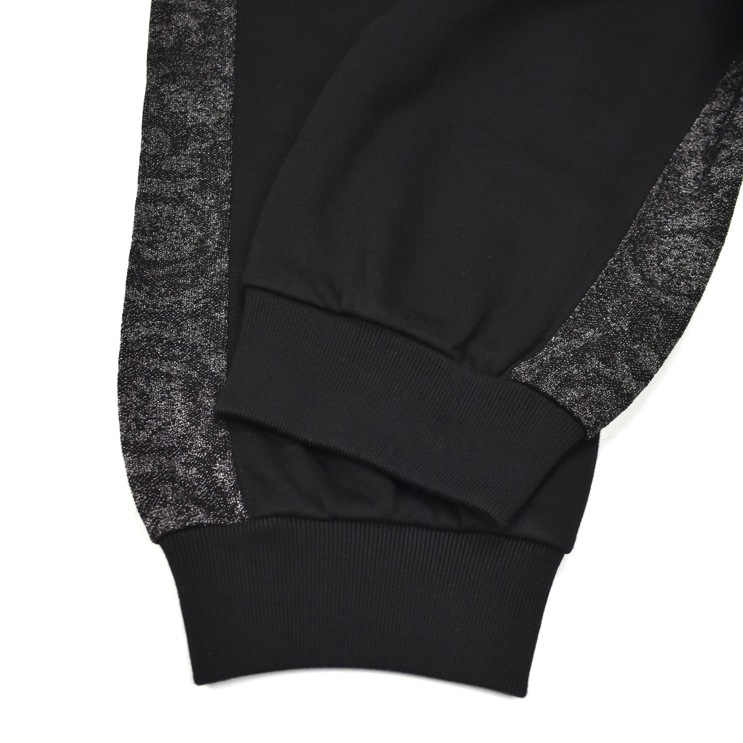 Versace - Black Metallic Baroque Trim Sweatpants