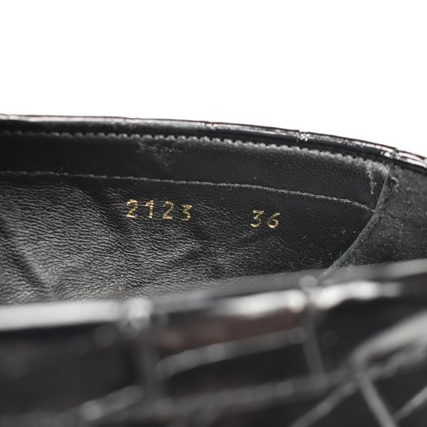 Versace - Women's Medusa '95 Black Croc Effect Loafers