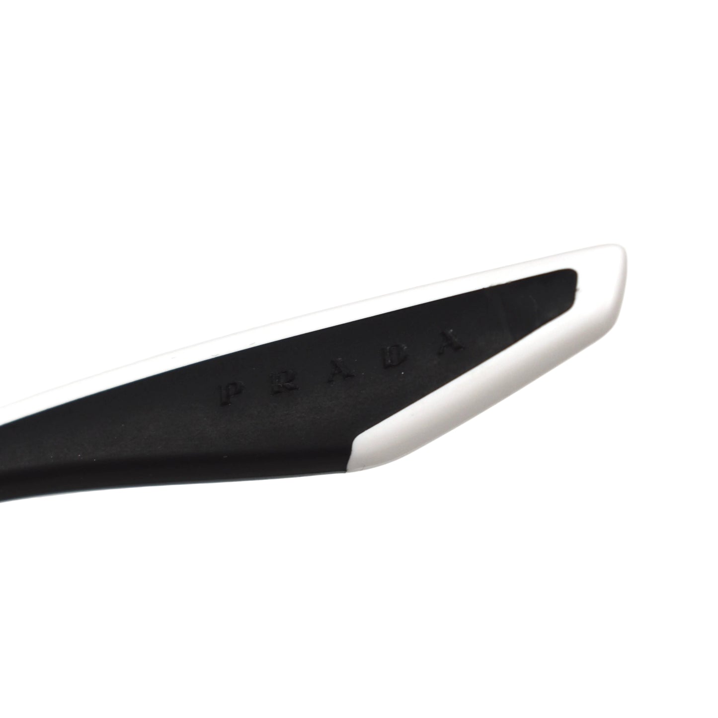 Prada - PS 51YS Aviator Sunglasses (Black/White)