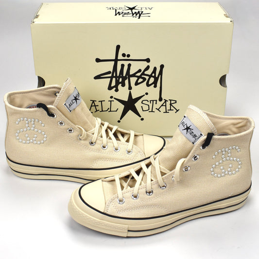 Converse x Stussy - Chuck 70 Hi Sneakers (Fossil/Pearl)