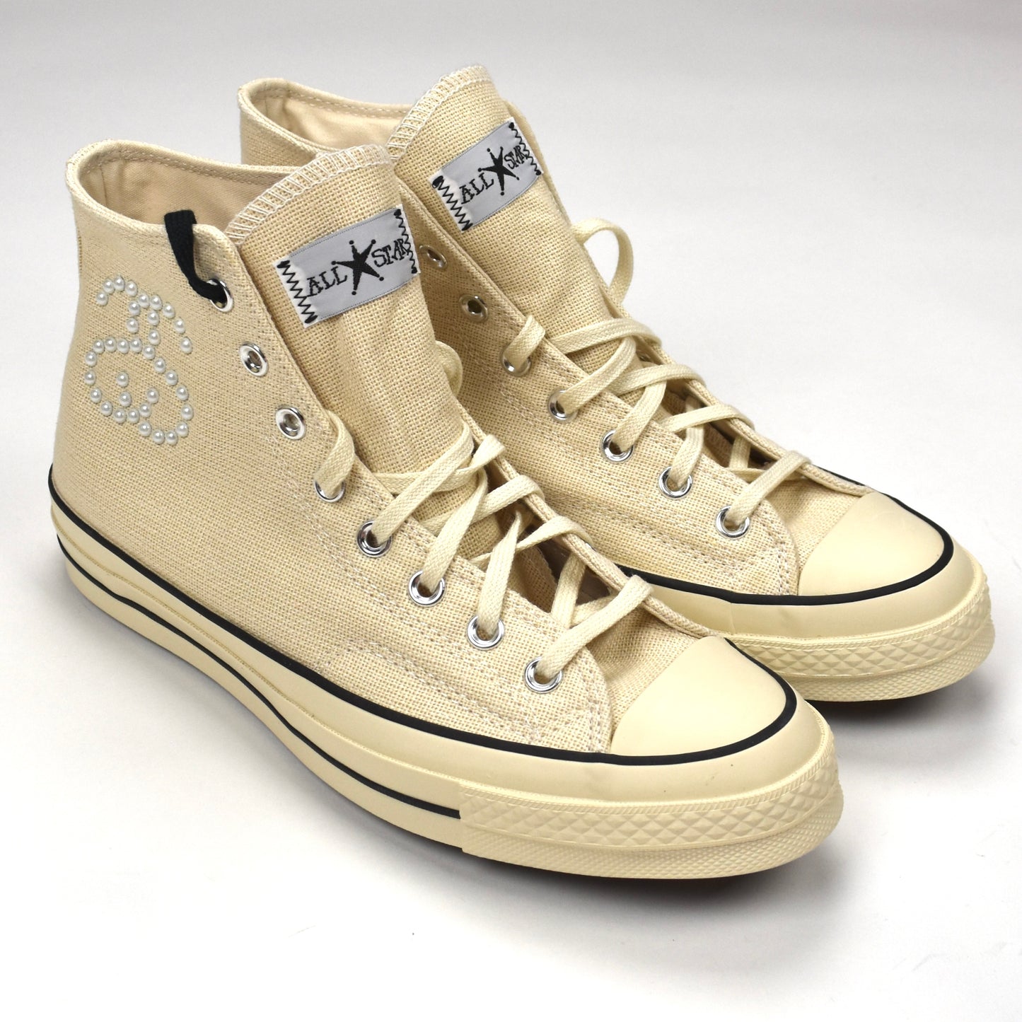 Converse x Stussy - Chuck 70 Hi Sneakers (Fossil/Pearl)
