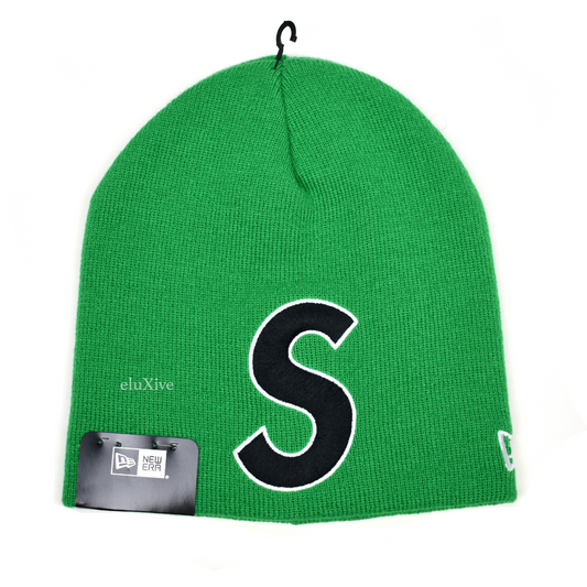 Supreme x New Era - Big S-Logo Beanie (Green)