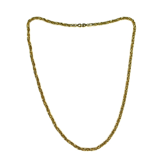 Dior - Vintage 31.5" Gold Rope Chain Necklace