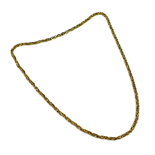 Dior - Vintage 31.5" Gold Rope Chain Necklace