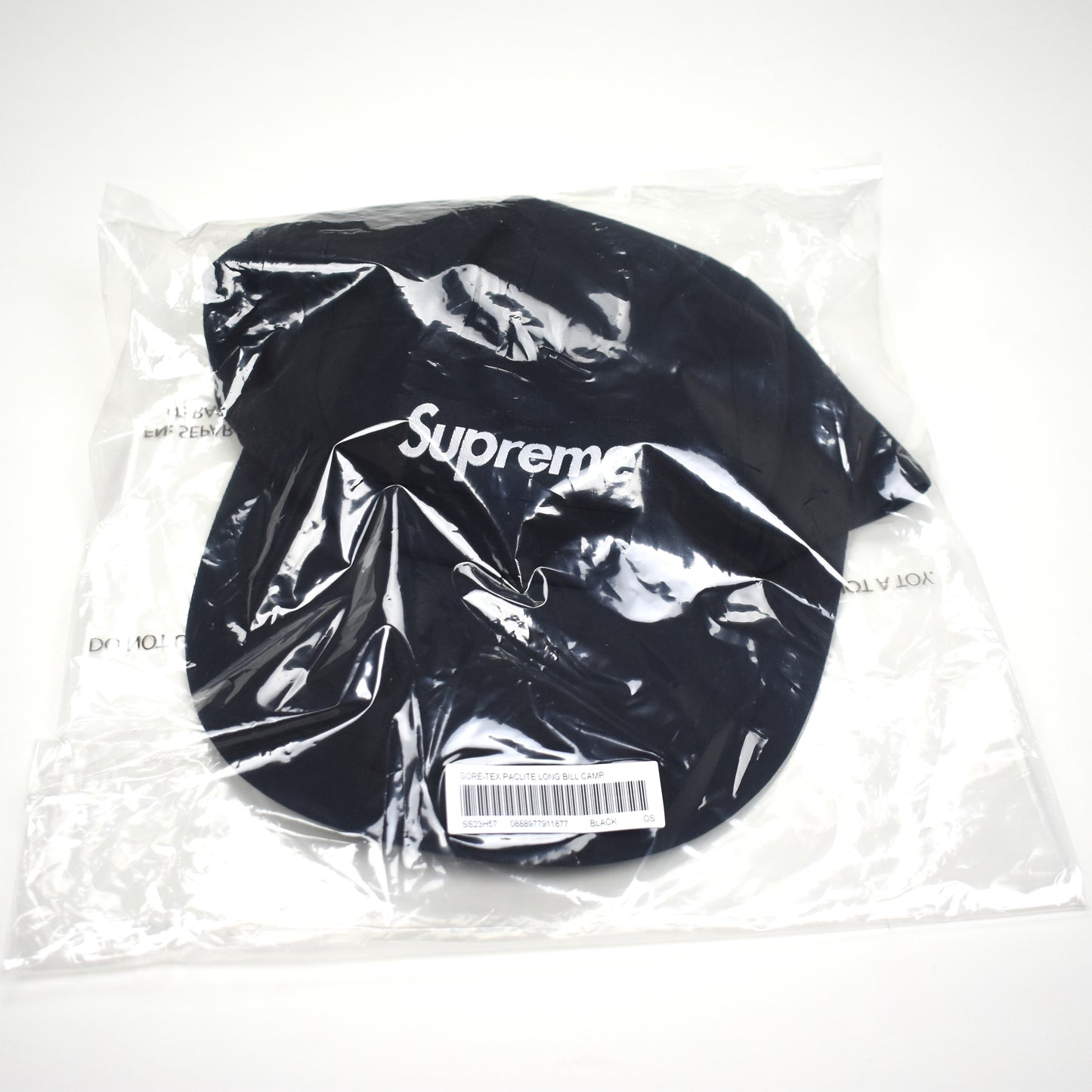Supreme x Gore-Tex - Box Logo Paclite Long Bill Hat (Black)