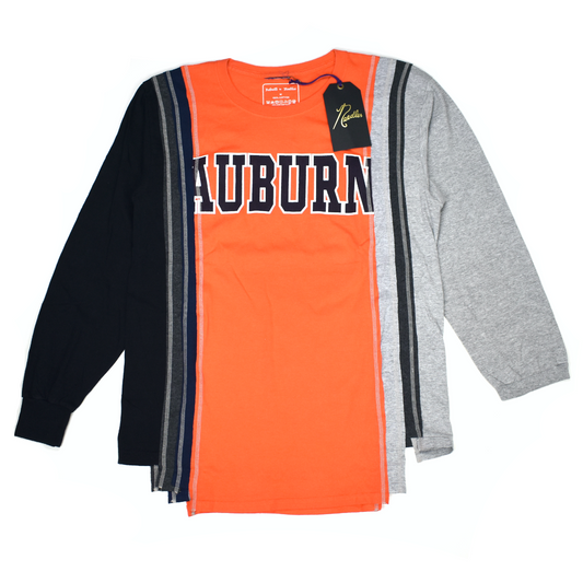 Needles - Rebuild 7 Cuts College L/S T-Shirt (Auburn)