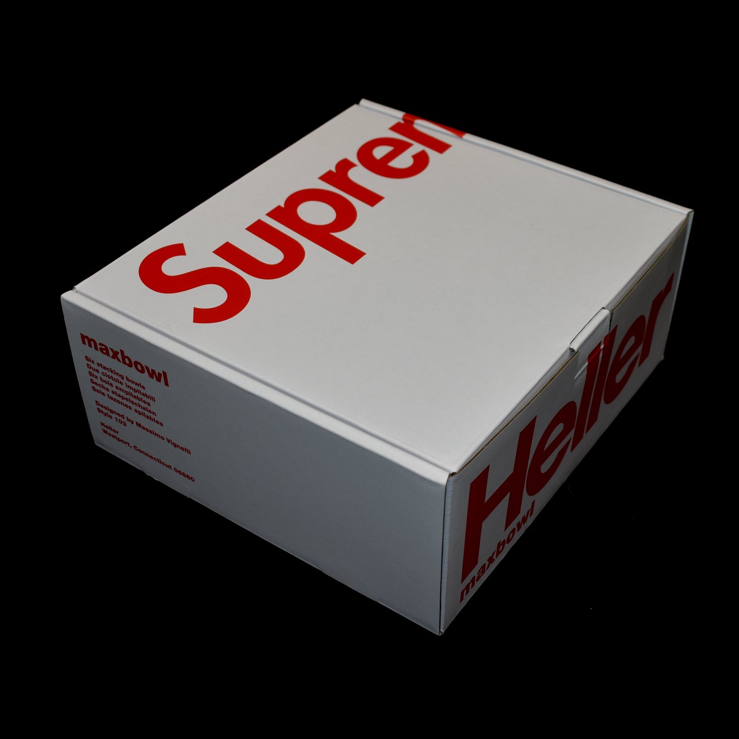 Supreme x Heller - White Logo Bowls (Set of 6)