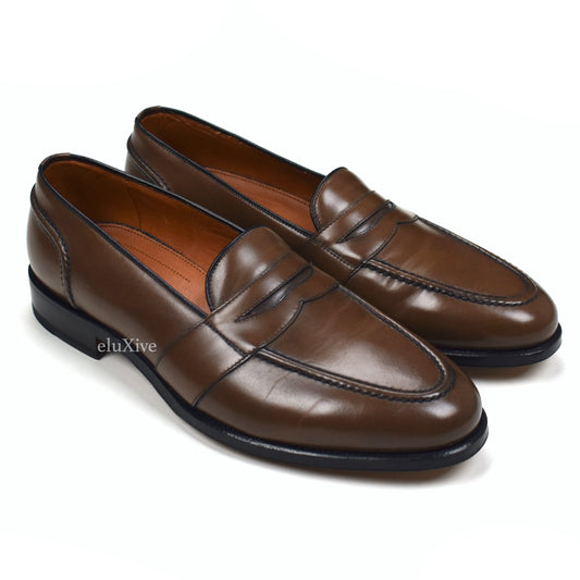 Tom Ford - Brown Calf Leather Penny Loafers