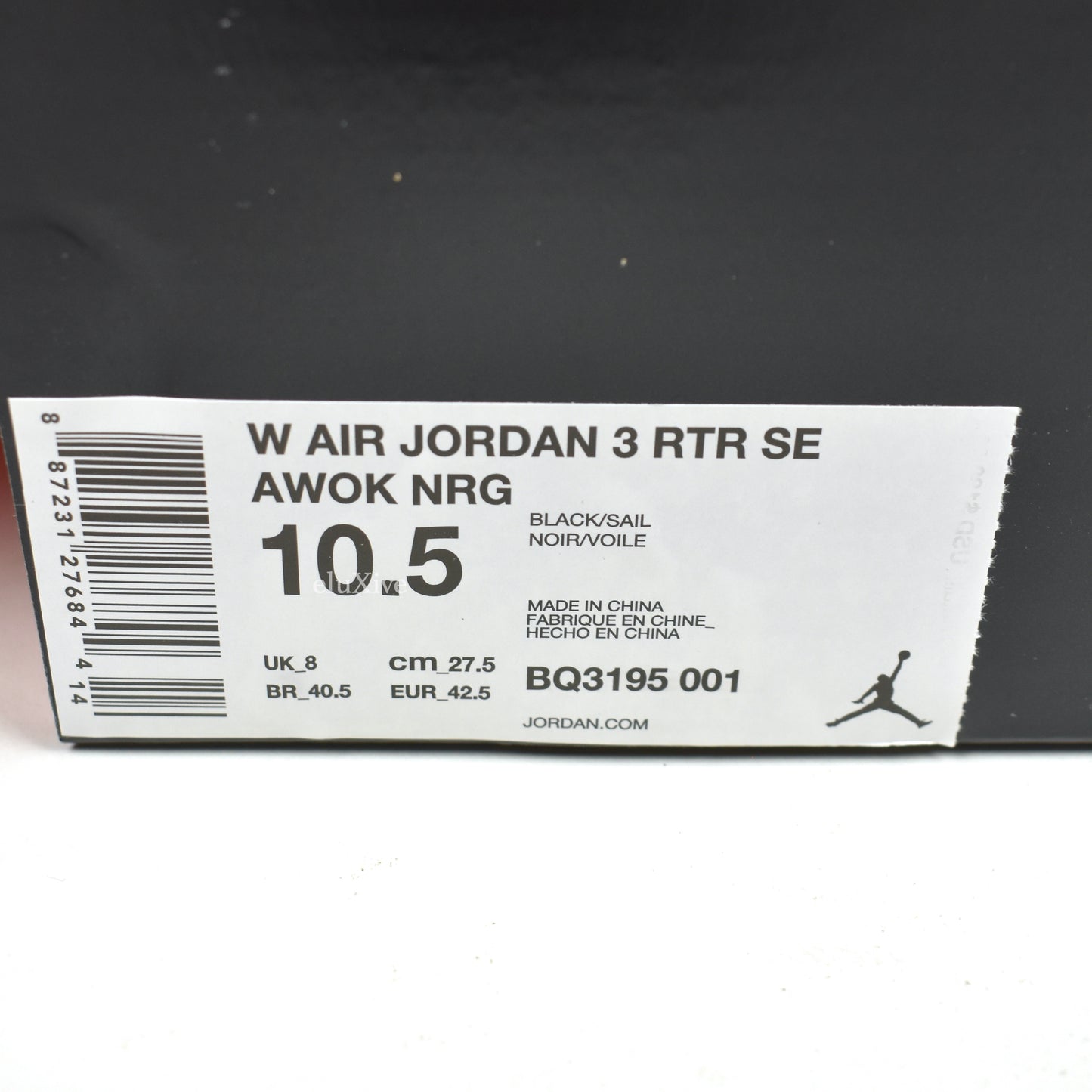 Nike x Vogue - Air Jordan 3 RTR SE AWOK NRG (Black)