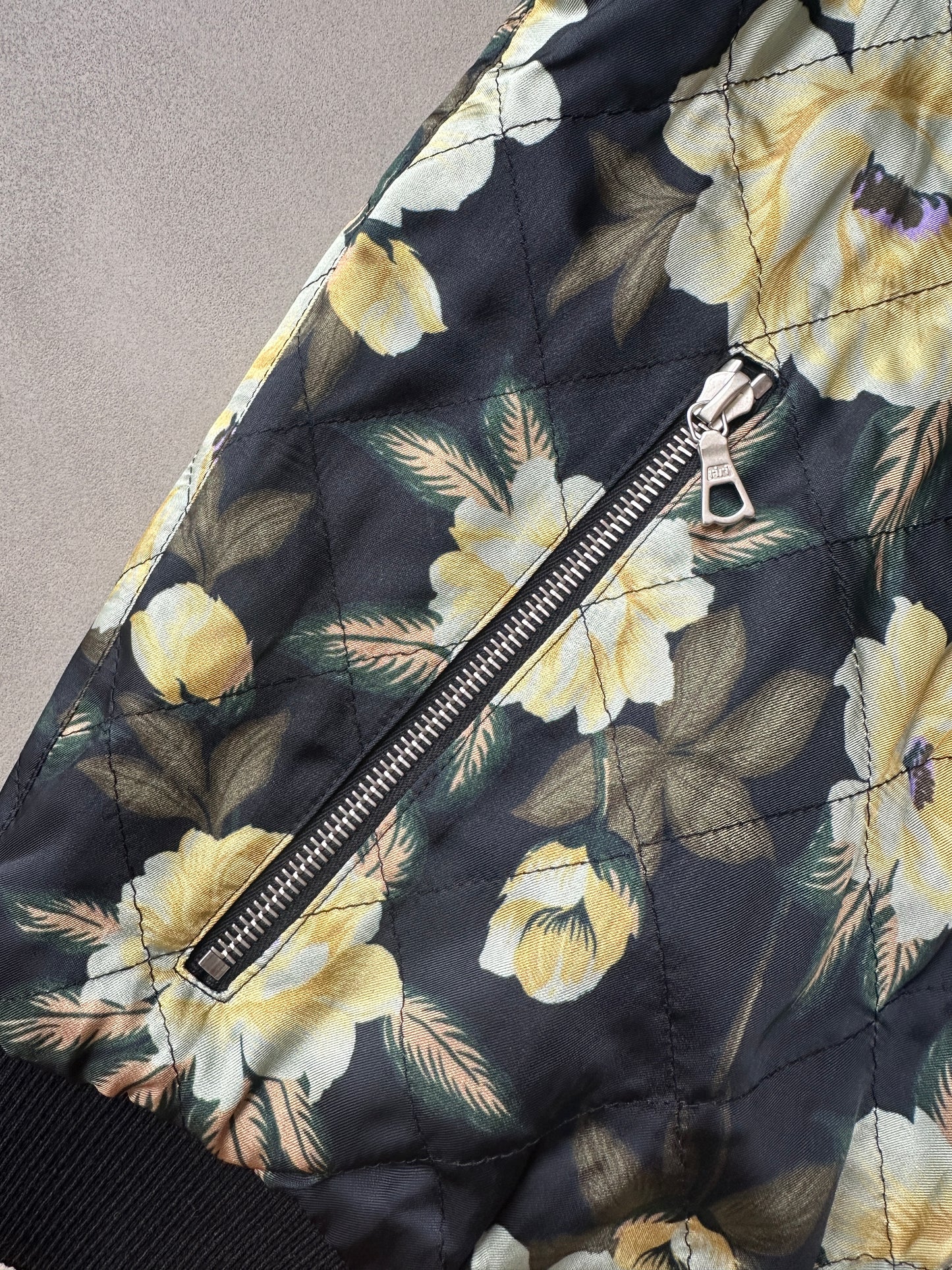 Dries Van Noten - Quilted Floral Print Reversible Bomber Jacket