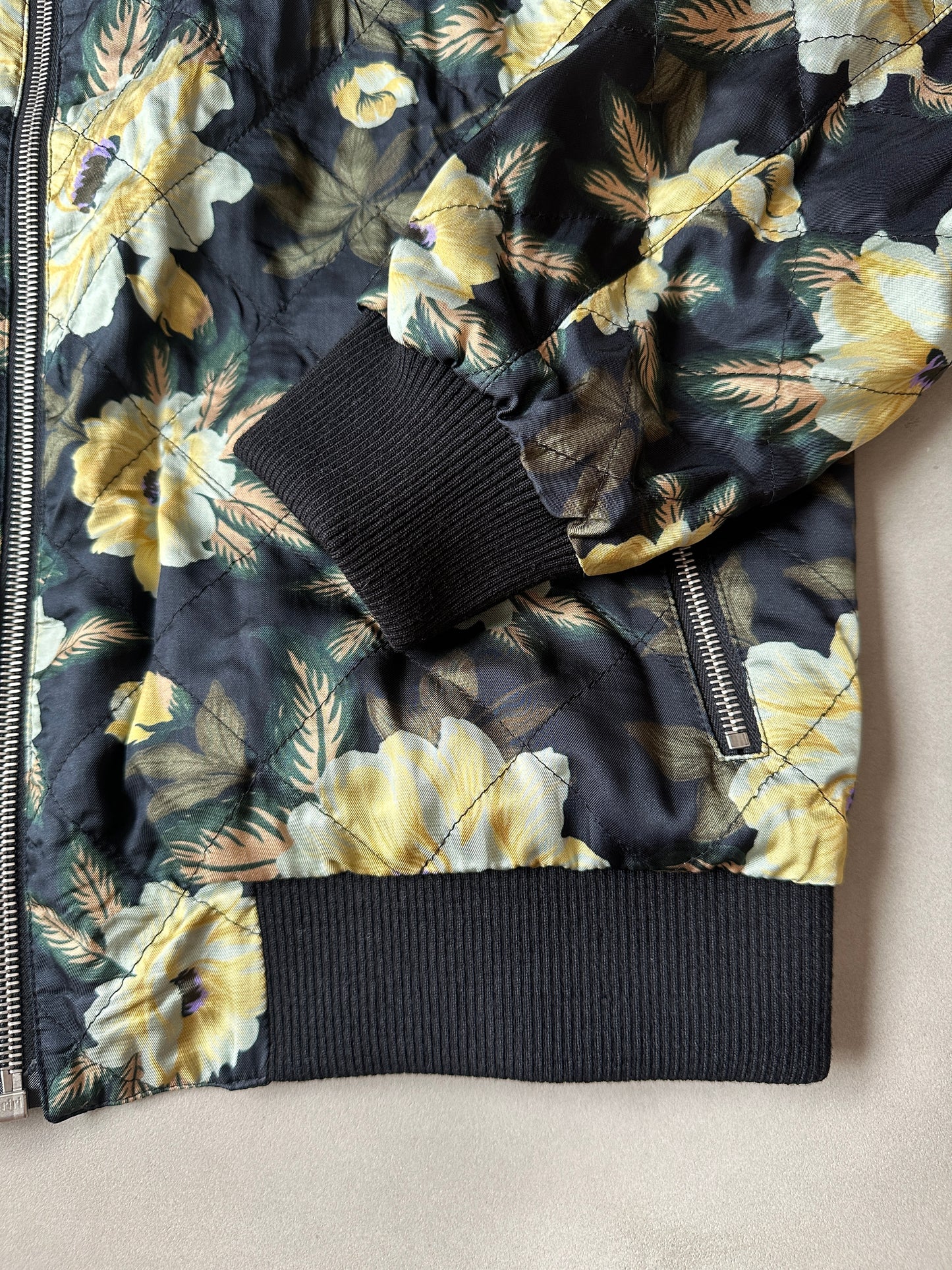 Dries Van Noten - Quilted Floral Print Reversible Bomber Jacket