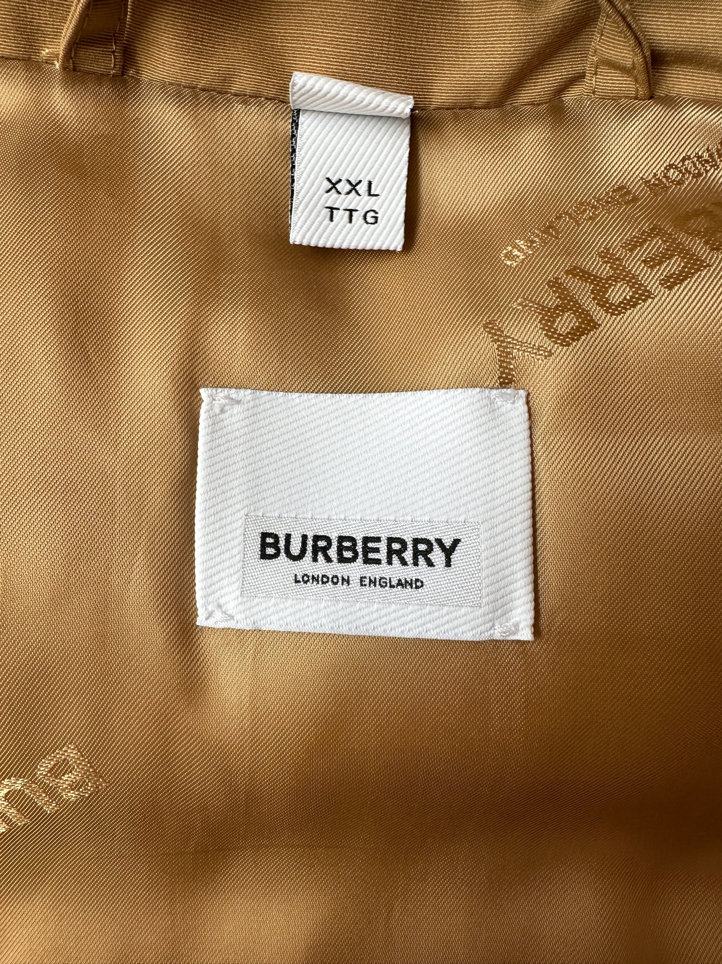 Burberry - Allover Logo Embroidered Down Puffer Jacket