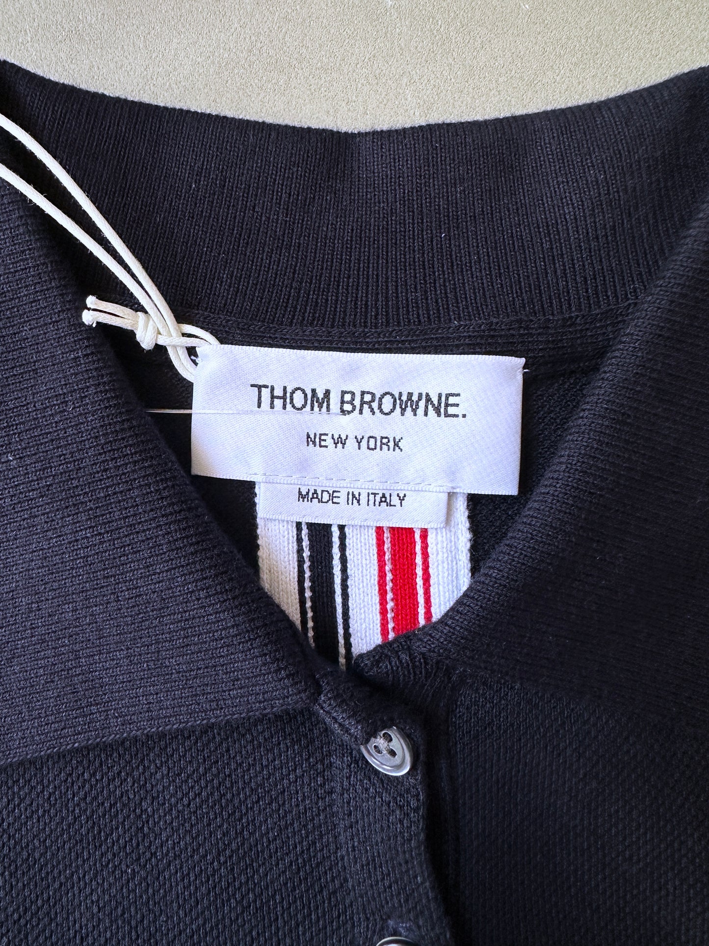 Thom Browne - Navy Pique Polo Dress