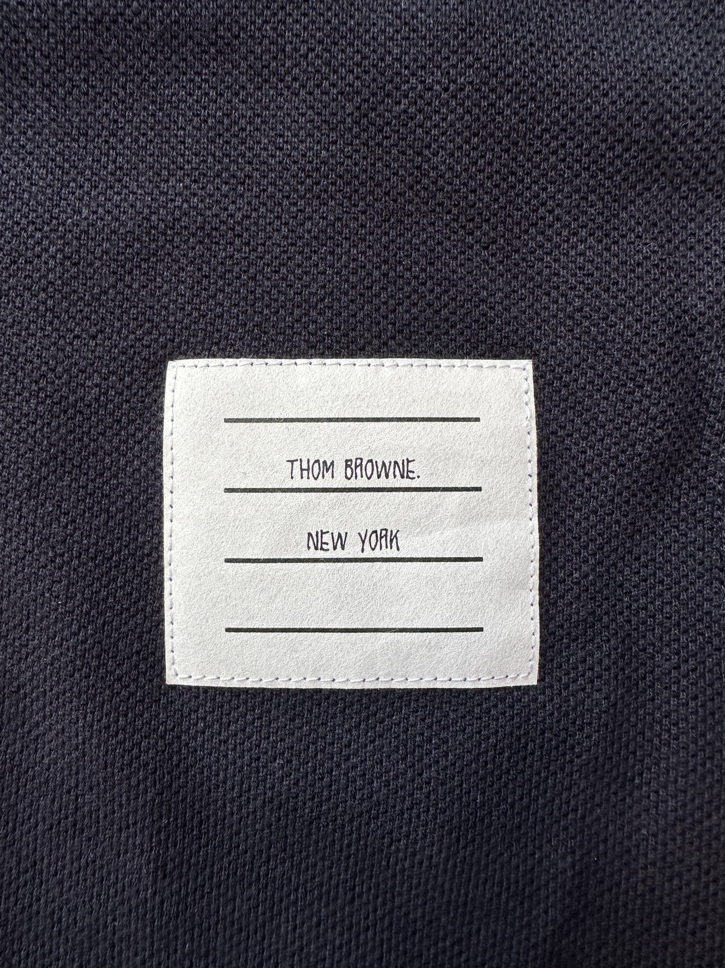 Thom Browne - Navy Pique Polo Dress