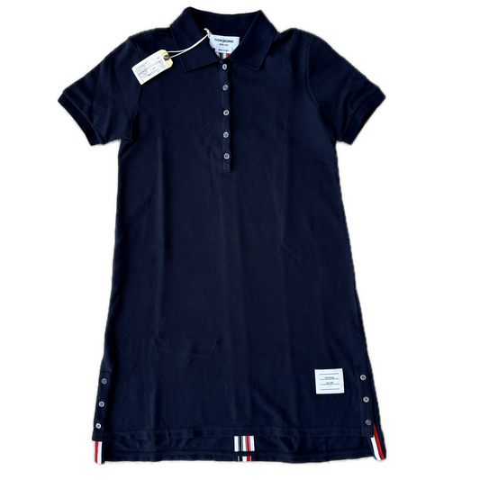 Thom Browne - Navy Pique Polo Dress