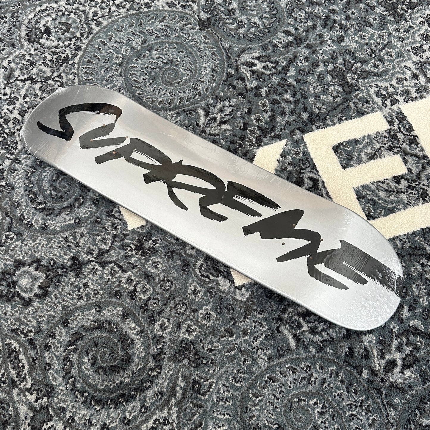 Supreme x Futura - Silver Logo Skateboard Deck