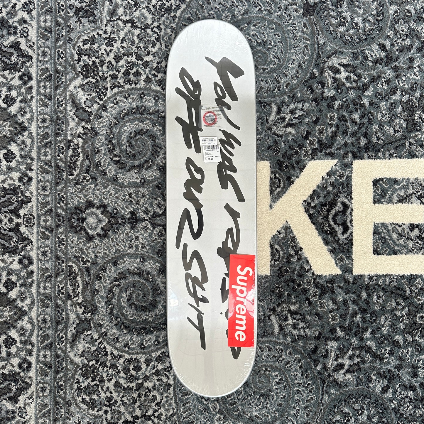 Supreme x Futura - Silver Logo Skateboard Deck