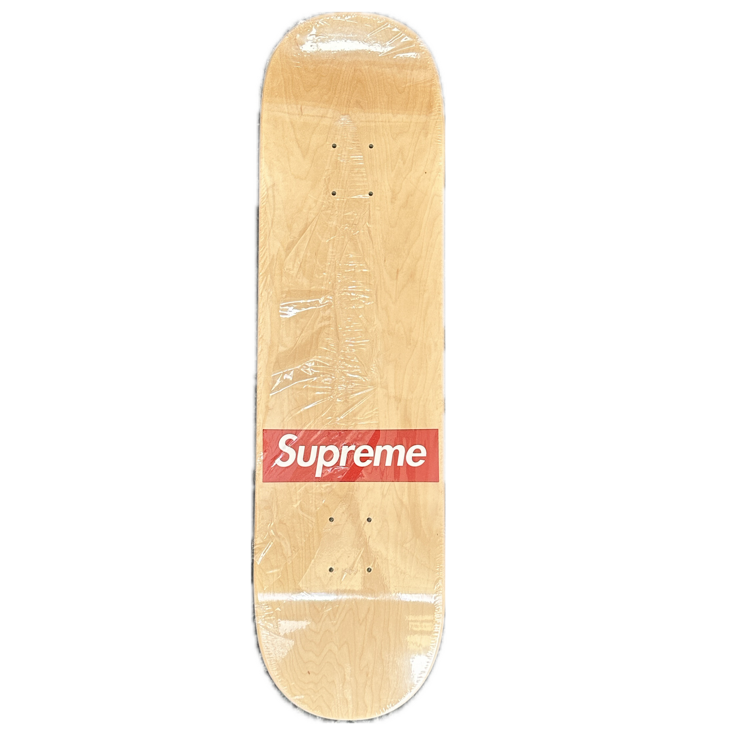 Supreme - Routed Box Logo Skateboard Deck (Natural)