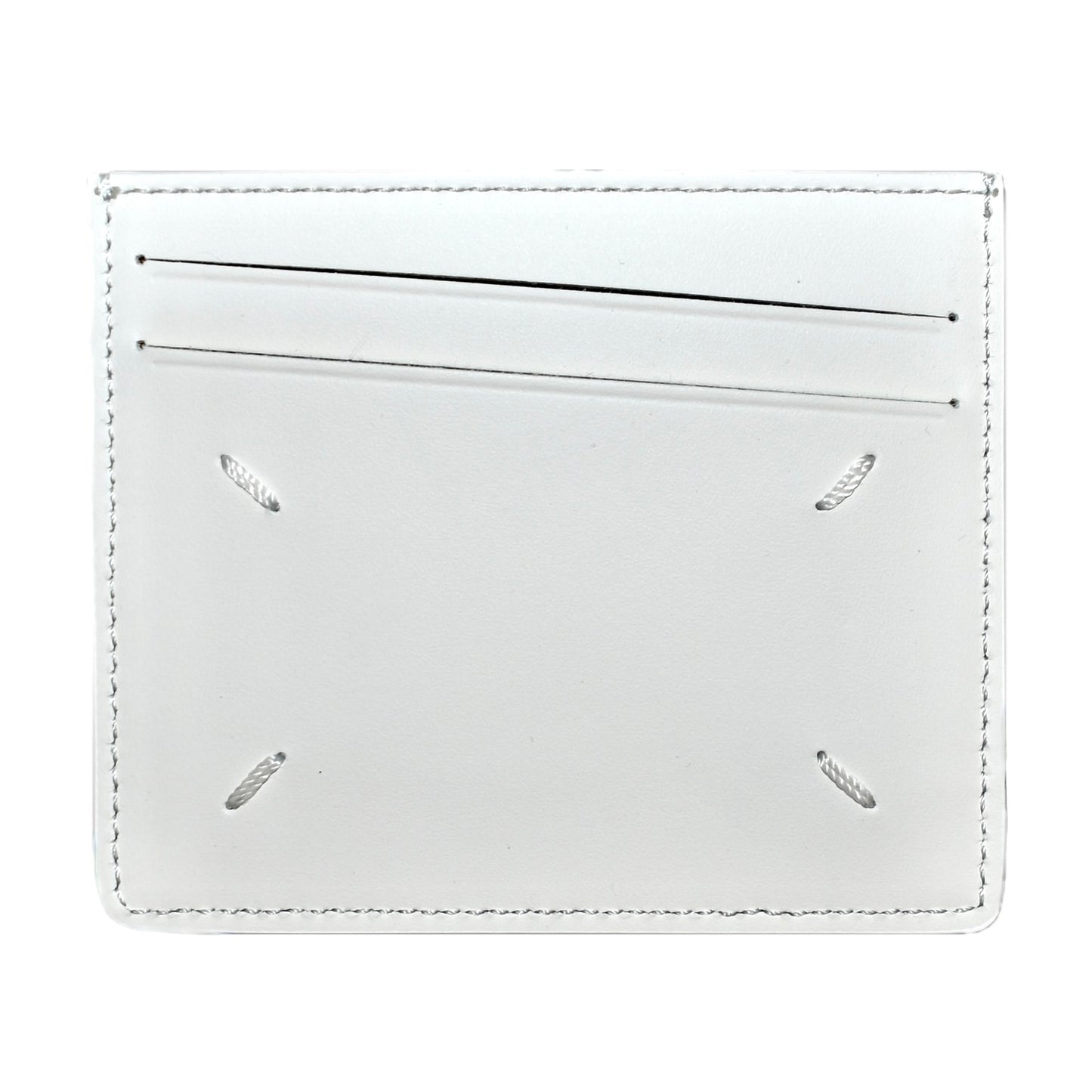 Maison Margiela - Eggshell White Leather Card Holder