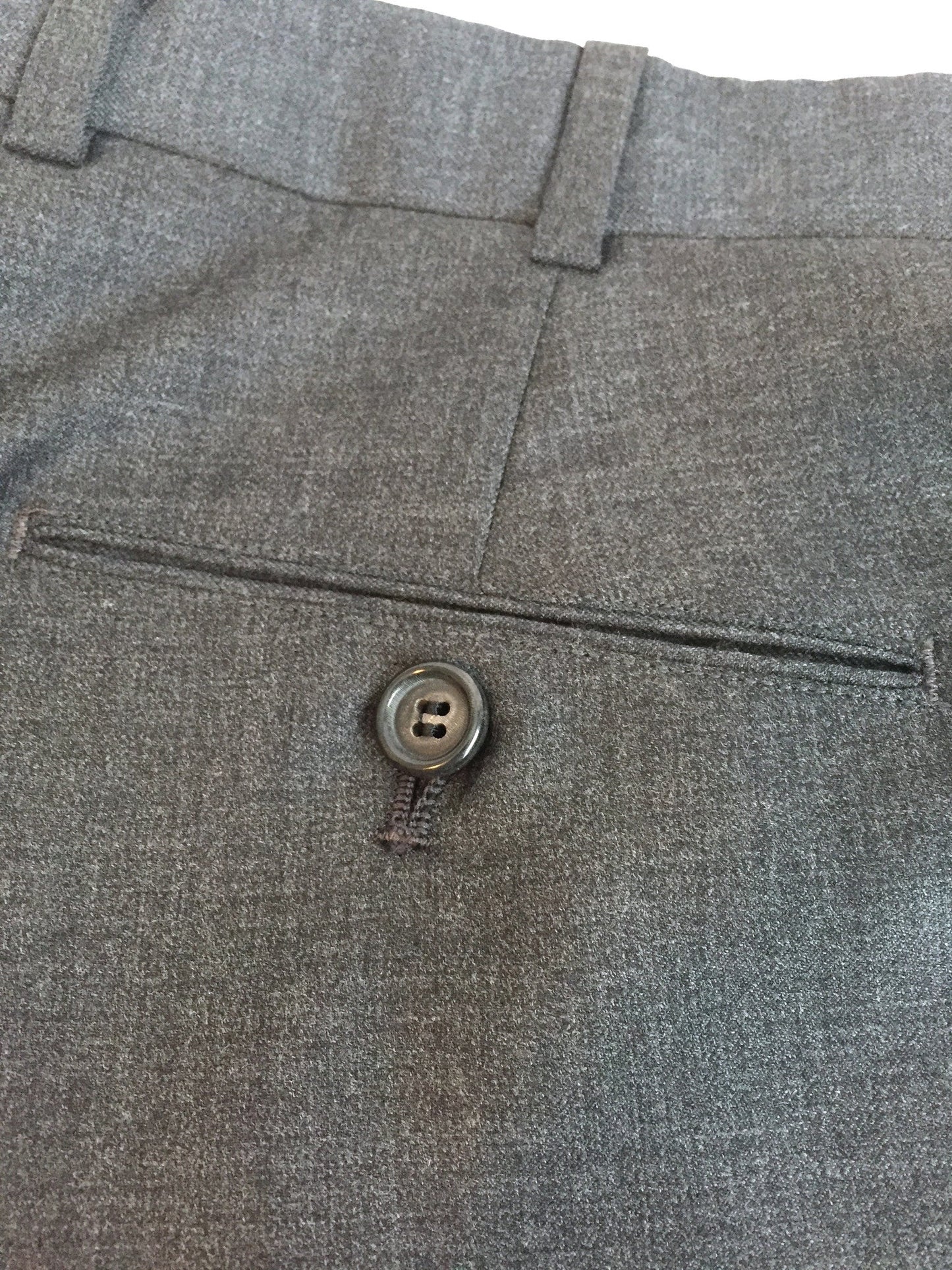 Martin Greenfield - Charcoal Gray 100% Wool Suit