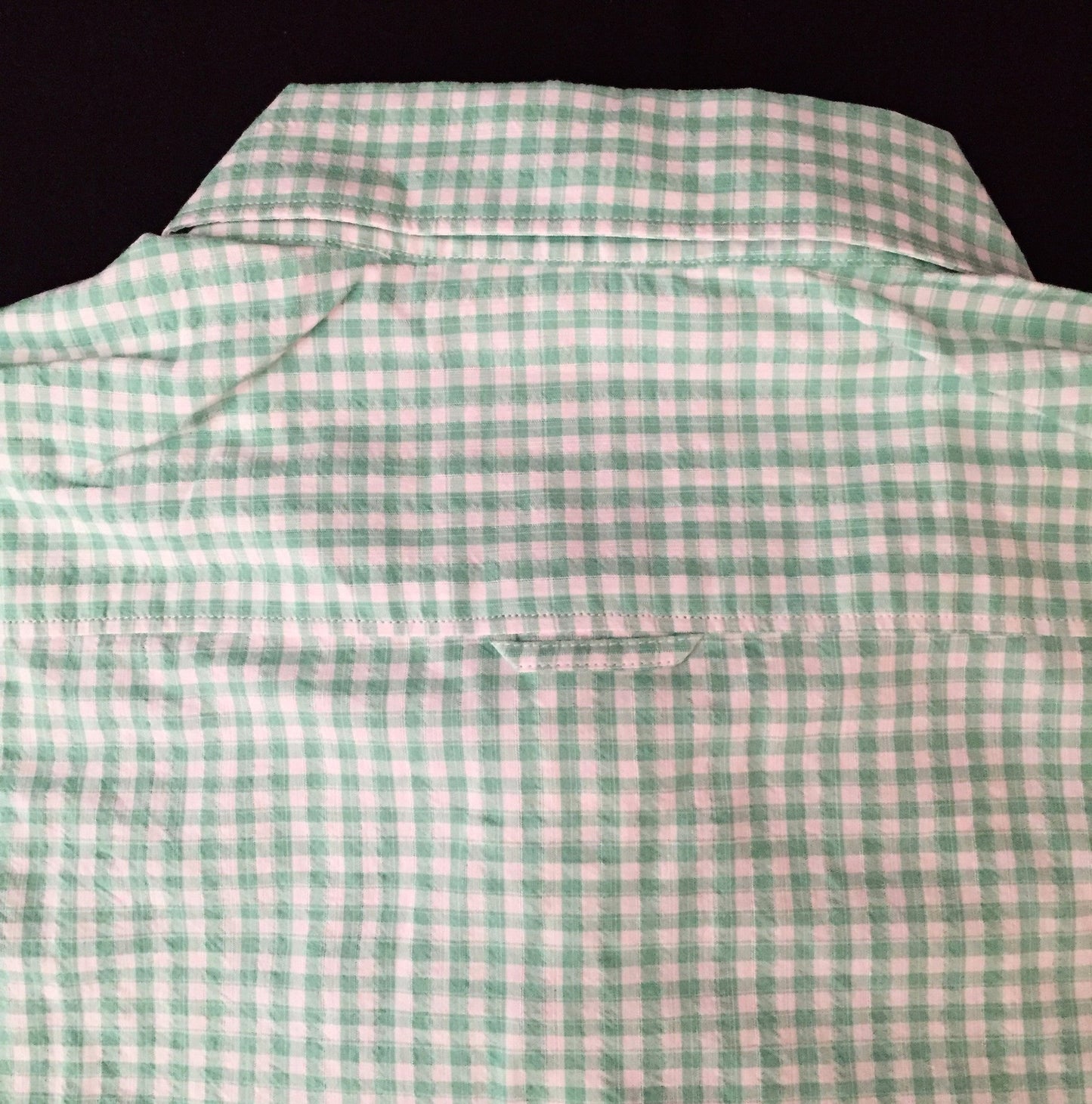 Burberry Prorsum - SS14 Green Gingham Plaid Button Down Shirt