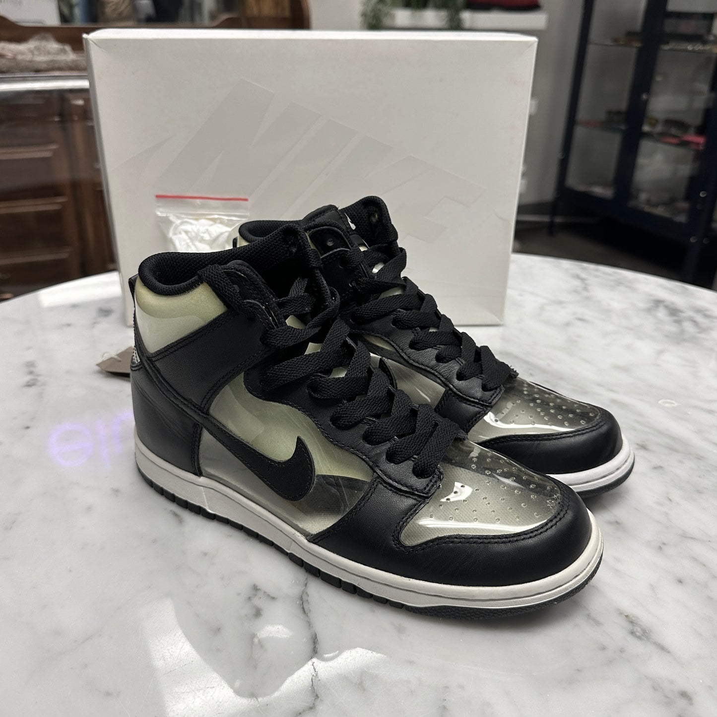 Comme des Garcons x Nike - Dunk Hi Retro CDG (Black/Clear)