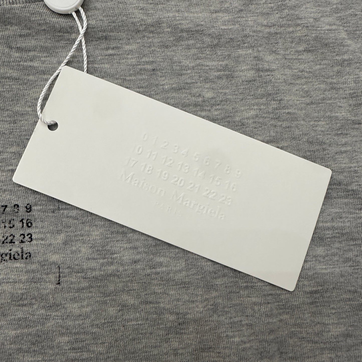 Maison Margiela - Gray Numeric Logo T-Shirt