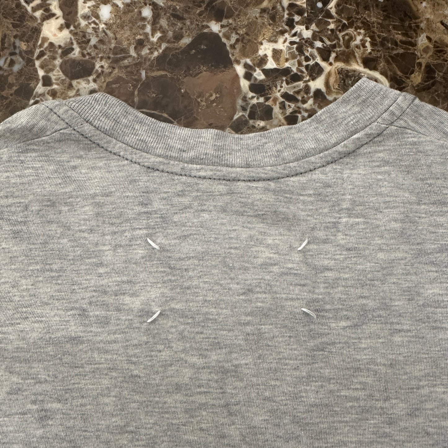 Maison Margiela - Gray Numeric Logo T-Shirt