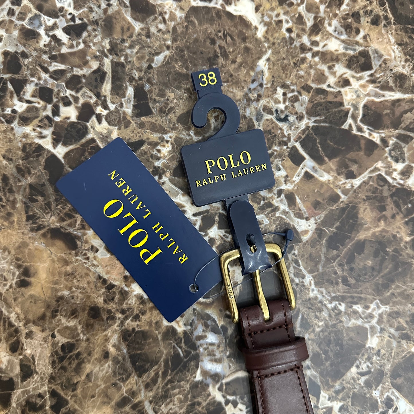 Polo Ralph Lauren - Polo Bear Woven Fabric & Leather Belt