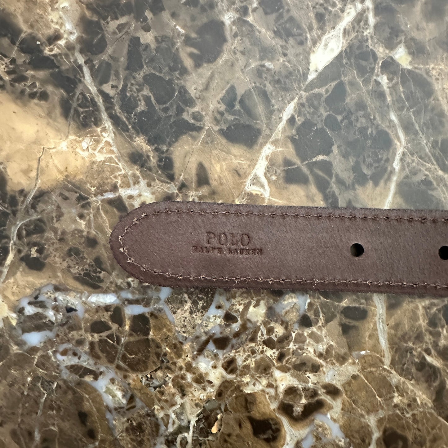 Polo Ralph Lauren - Polo Bear Woven Fabric & Leather Belt