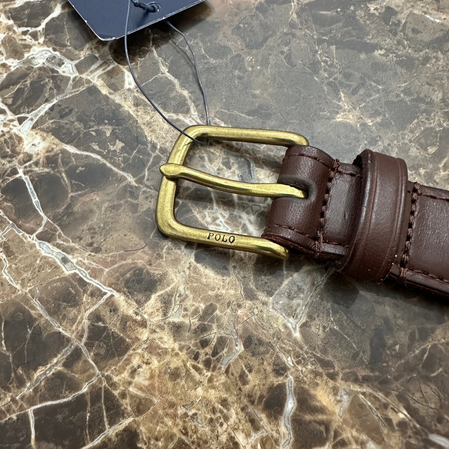 Polo Ralph Lauren - Polo Bear Woven Fabric & Leather Belt