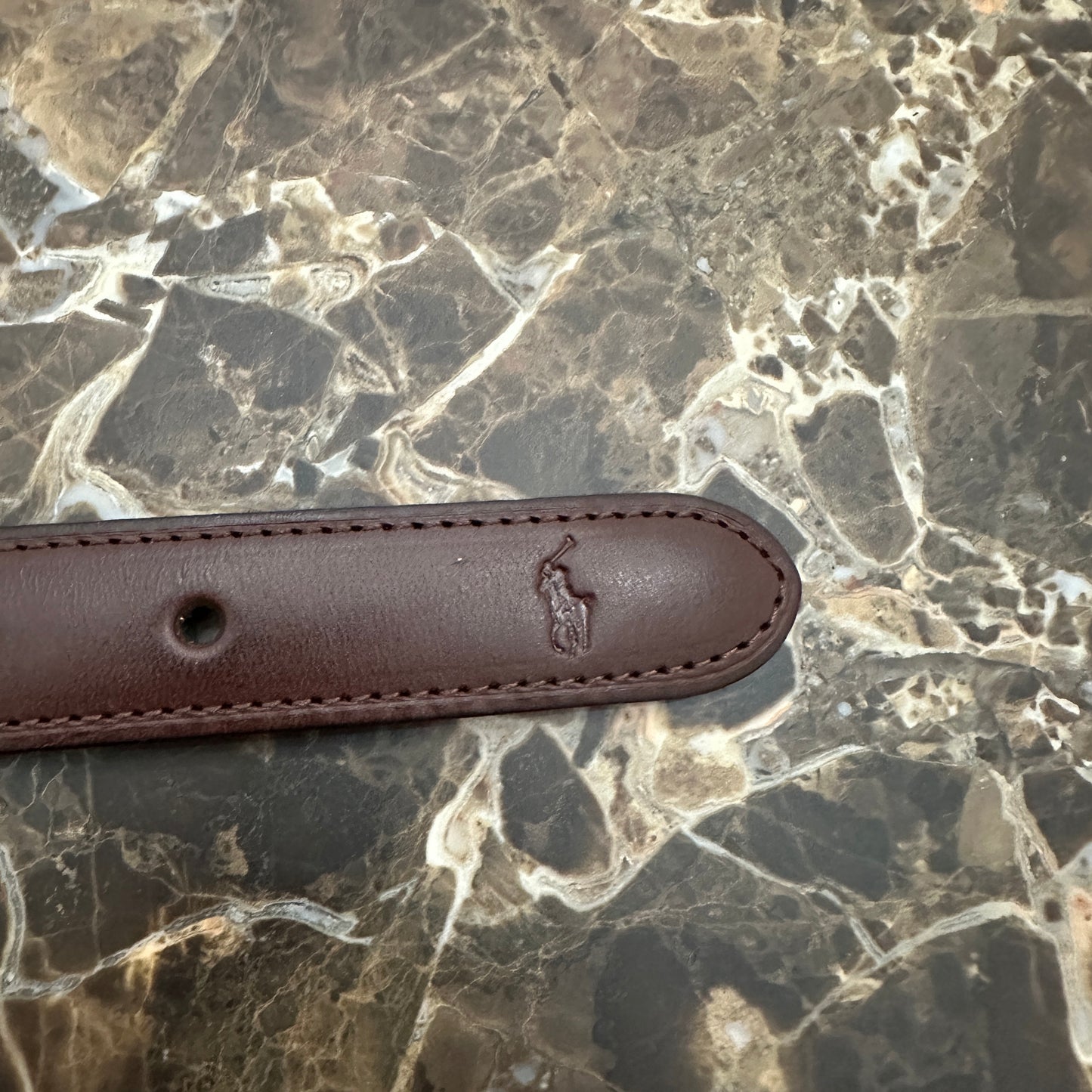Polo Ralph Lauren - Polo Bear Woven Fabric & Leather Belt
