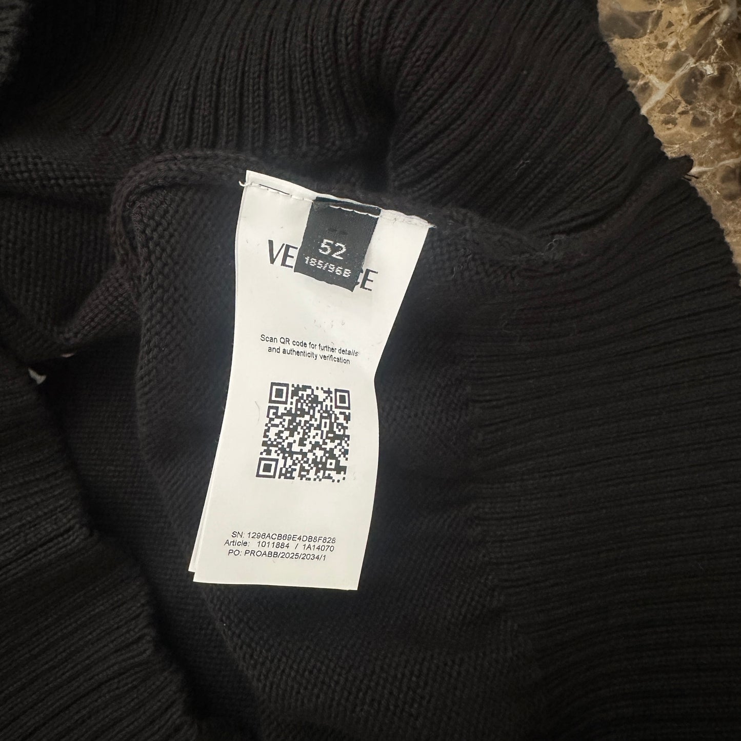 Versace - Black Medusa Embroidered Crewneck Sweater
