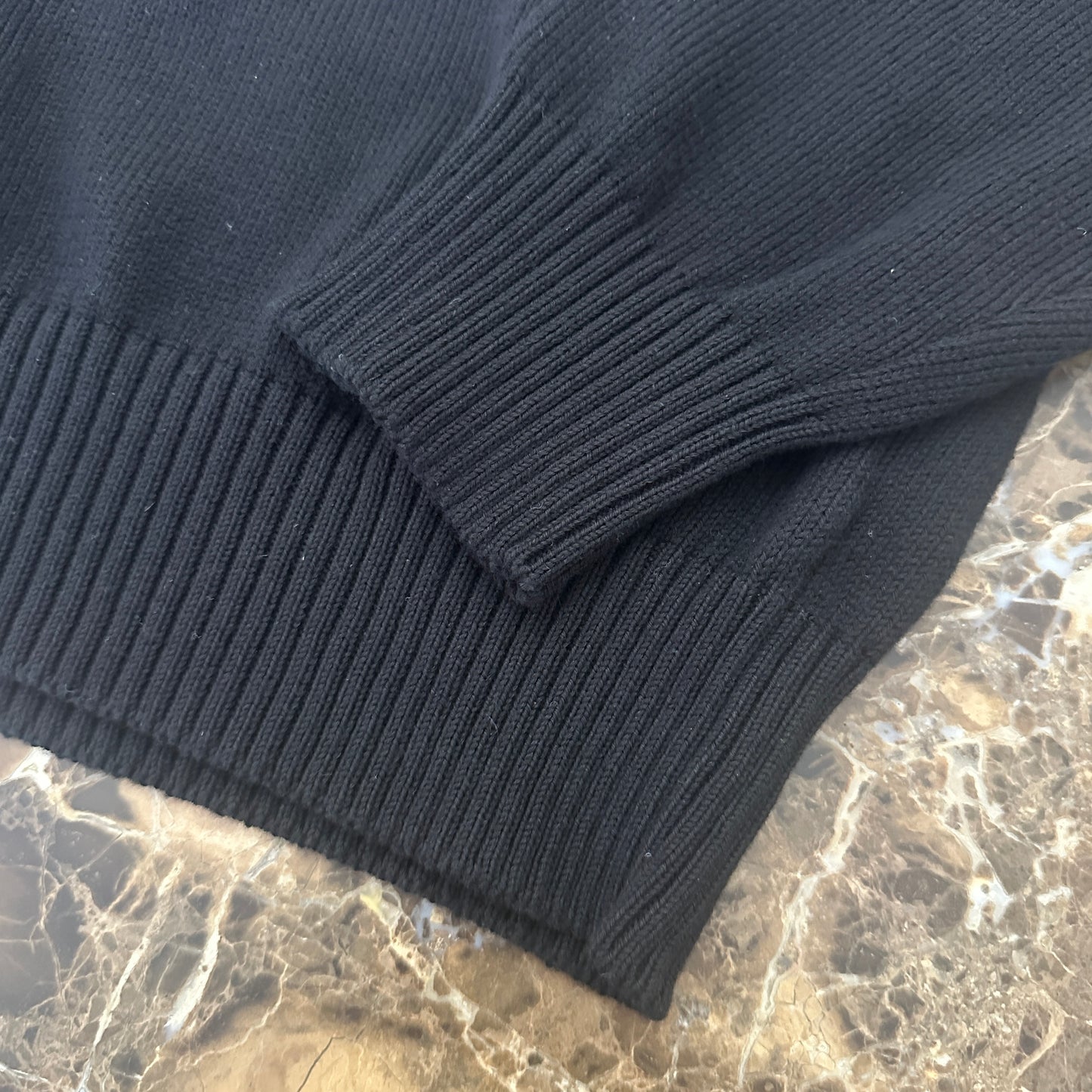 Versace - Black Medusa Embroidered Crewneck Sweater
