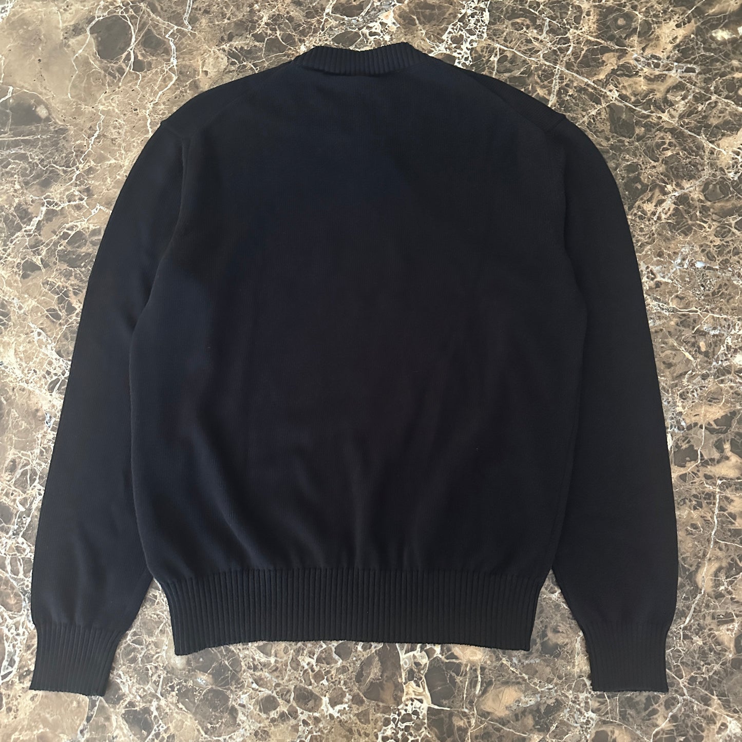 Versace - Black Medusa Embroidered Crewneck Sweater