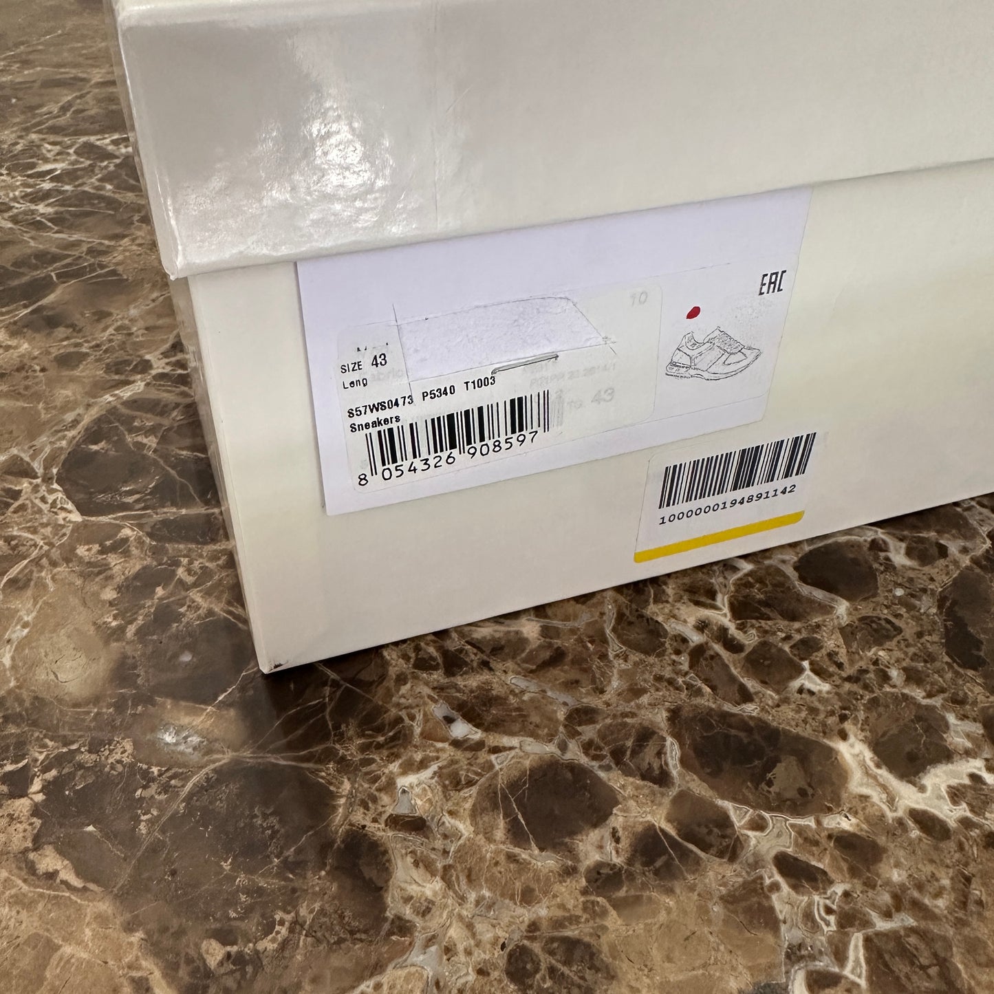 Maison Margiela - White Leather Evolution Runner Sneakers