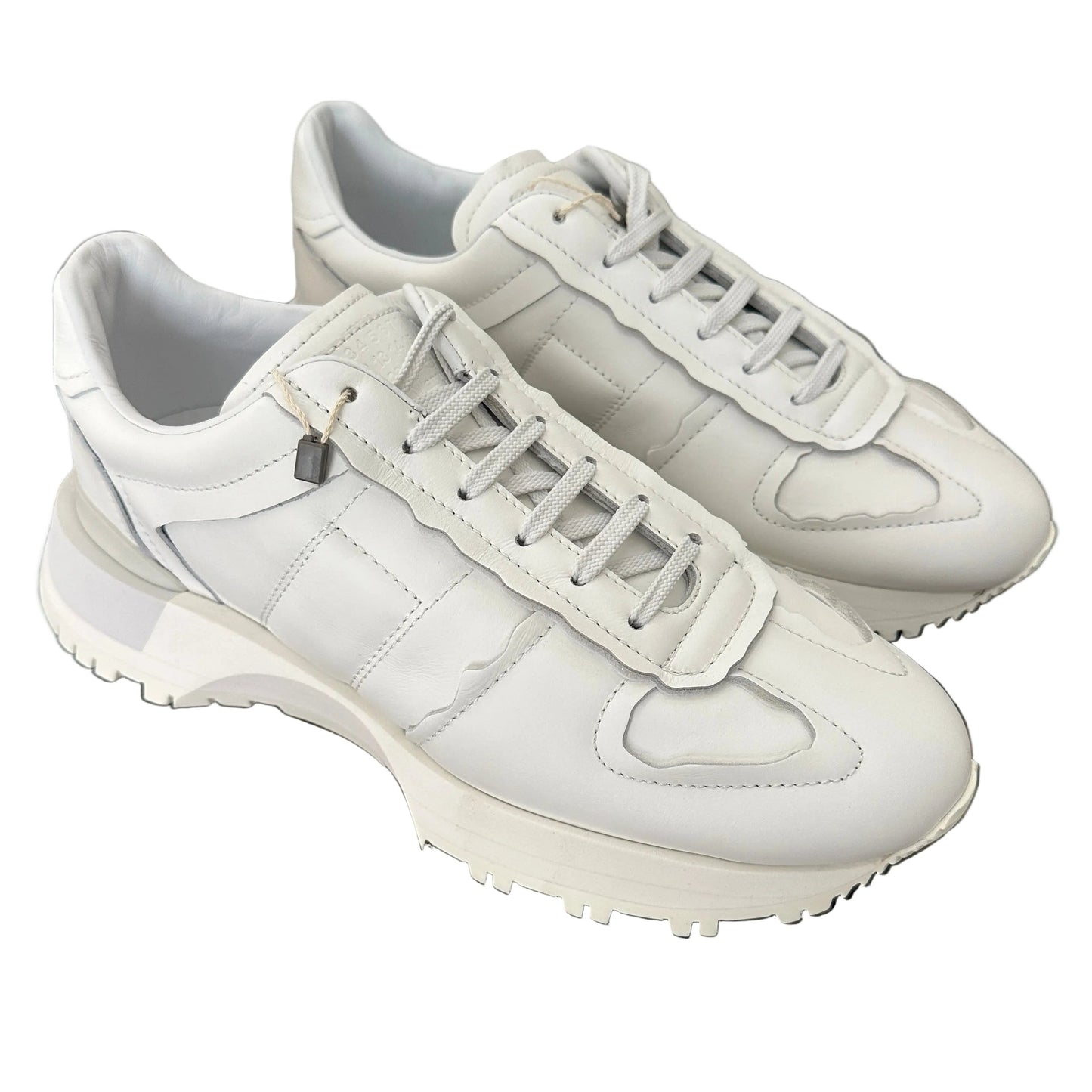 Maison Margiela - White Leather Evolution Runner Sneakers
