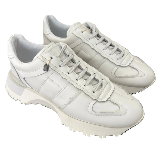 Maison Margiela - White Leather Evolution Runner Sneakers