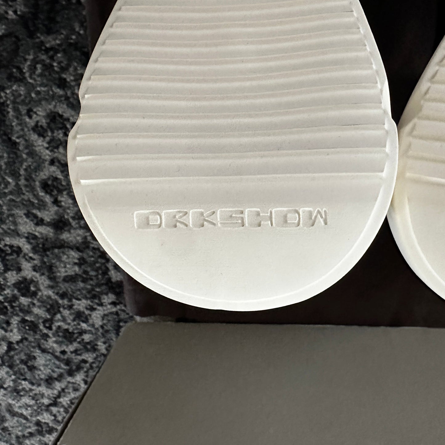 Rick Owens DRKSHDW - Nylon Army Split Sneakers (Black/Milk)