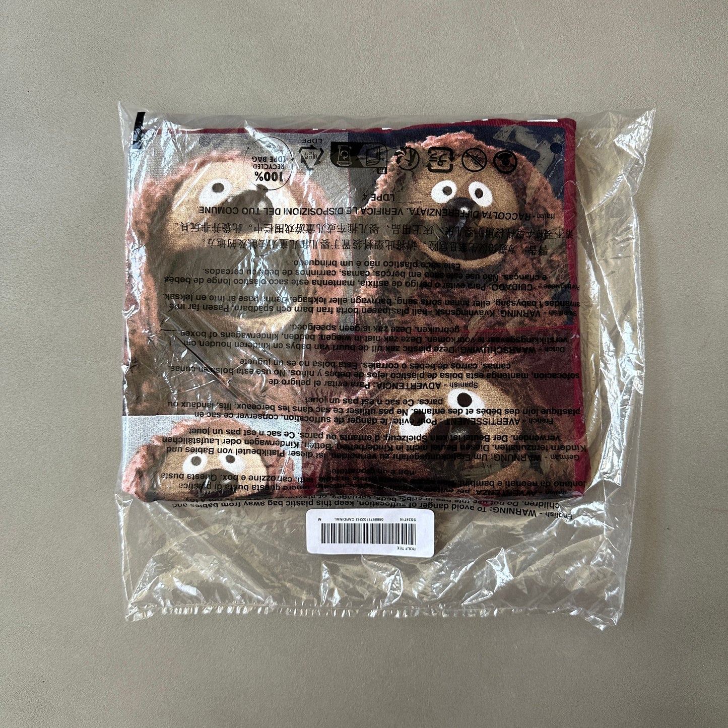 Supreme x The Muppets - Rowlf Photo T-Shirt (Cardinal Red)